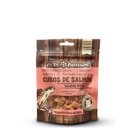 Pets & Friends Snack Cubos de Salmón 65g