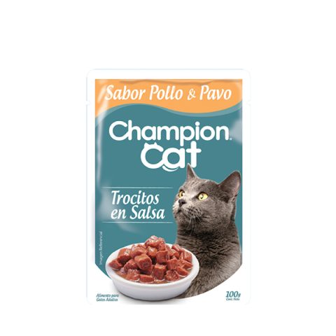 Champion Cat Pouch Pollo & Pavo