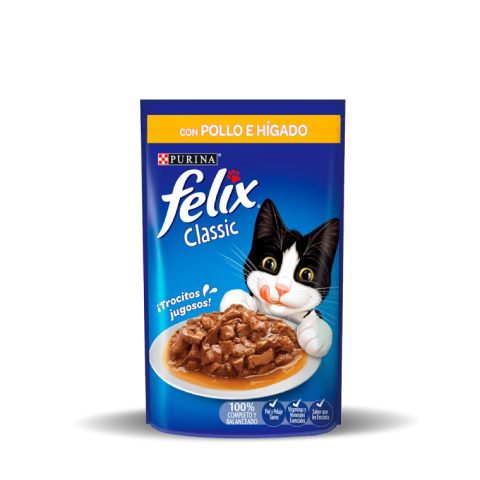 Felix Pouch Pollo e Hígado 85g