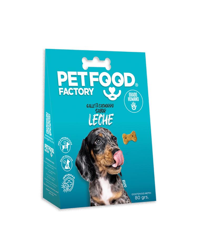 Pet Food Factory Galleta Cachorro Leche 80g