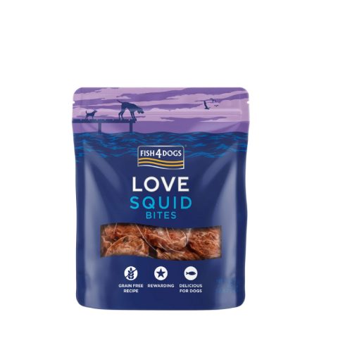 Fish4Dogs Love Squid Bites 80g