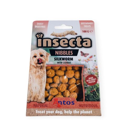 Insecta Nibbles Gusano de Seda & Zanahoria 100 gr