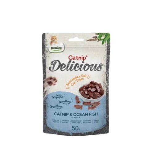 Delicious Catnip y Pescado de Oceano 50g