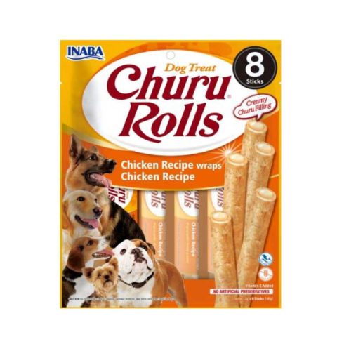 Churu Rolls Perro Pollo 8und