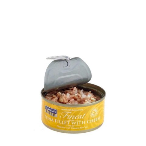 Fish4Cats Lata Filete de Atún con Queso 70g