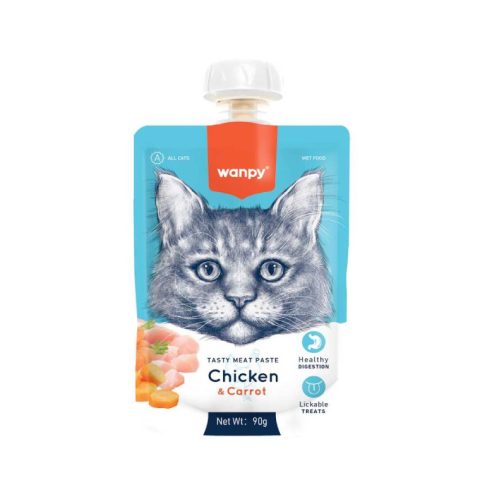 Wanpy Taste Meat Gato Pollo 90g