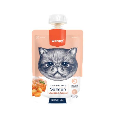 Wanpy Tasty Meat Gato Salmón 90g