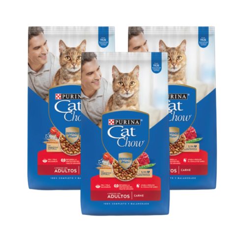 Cat Chow Sabor Carne 8kg x3und