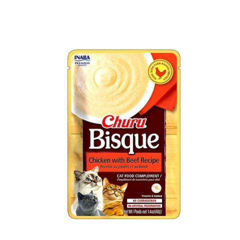 Churu Bisque Receta Pollo con Carne 40g