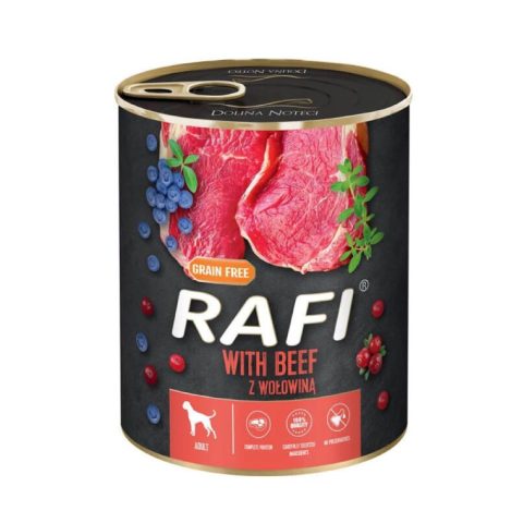 Rafi Lata Perro de Vacuno 800g