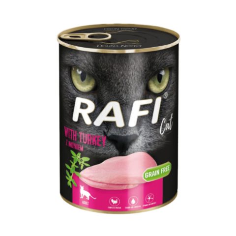 Rafi Lata Gato Pavo 400g