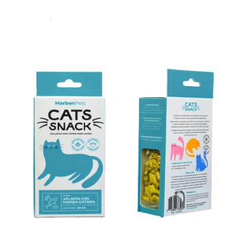 MarbenPets Snack Gato Salmón con Hierba Gatera