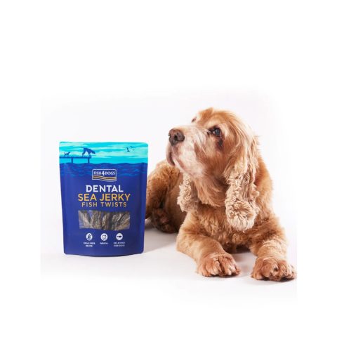 Fish4Dogs Dental Sea Jerky Fish Twists 100g