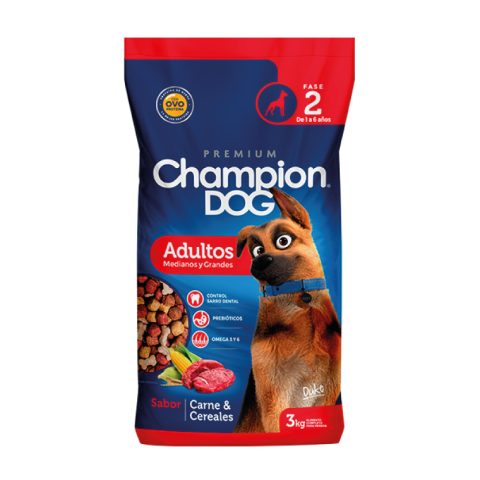 Champion Dog Adulto Mediano y Grande 18kg