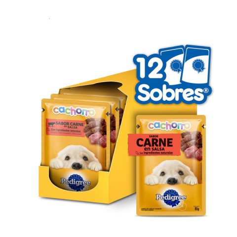 Pedigree Pouch Cachorro Carne 100g x12und