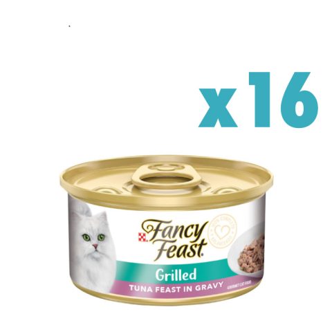 Fancy Feast Pack Lata Grilled Tuna Feast 85gx16und