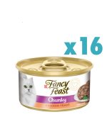 Fancy Feast Pack Lata Chunky Chicken 85gx16und