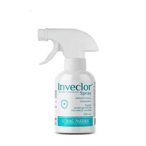 Inveclor Spray de Clorhexidina 250mL Antiséptica