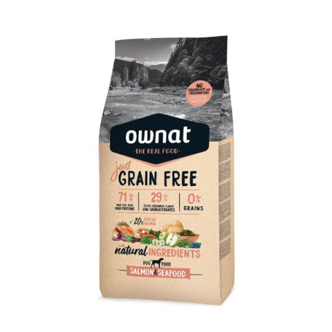 Ownat Perro Adulto Salmón & Seafood Libre de Granos 3kg