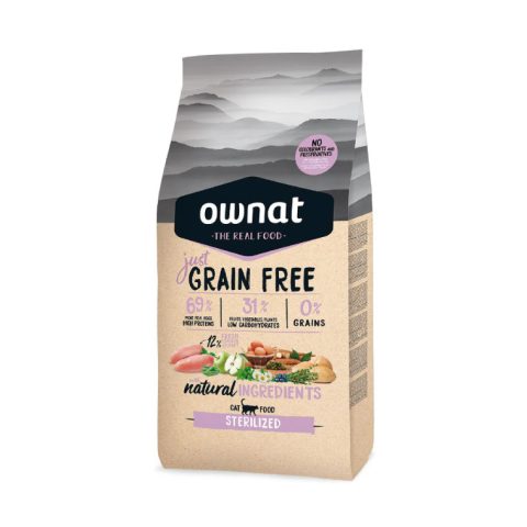 Ownat Libre de Granos Gato Esterilizado 3kg