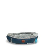 Wonder Dog Cama Redonda Acolchada Azul