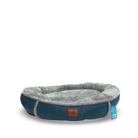 Wonder Dog Cama Redonda Acolchada Azul