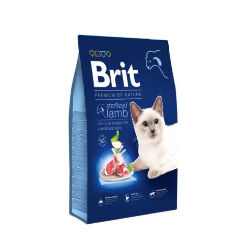 Brit Premium Gato Esterilizado Cordero 8kg
