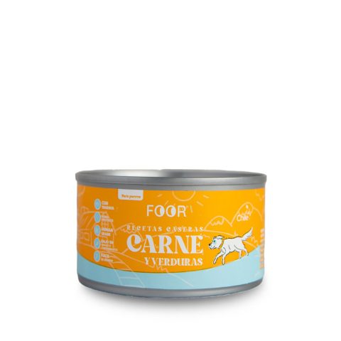 FOOR Lata Perro Recetas Caseras Carne 160g